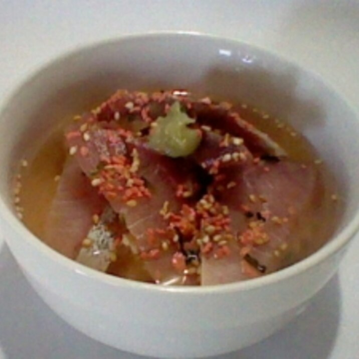 麺つゆとふりかけでダシ茶漬け レシピ 作り方 By Dodomeiro14 楽天レシピ